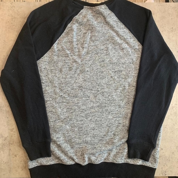 Movember Foundation  Sweatshirt Mens XL Gray Black Raglan Pullover Let It Grow - Picture 8 of 8